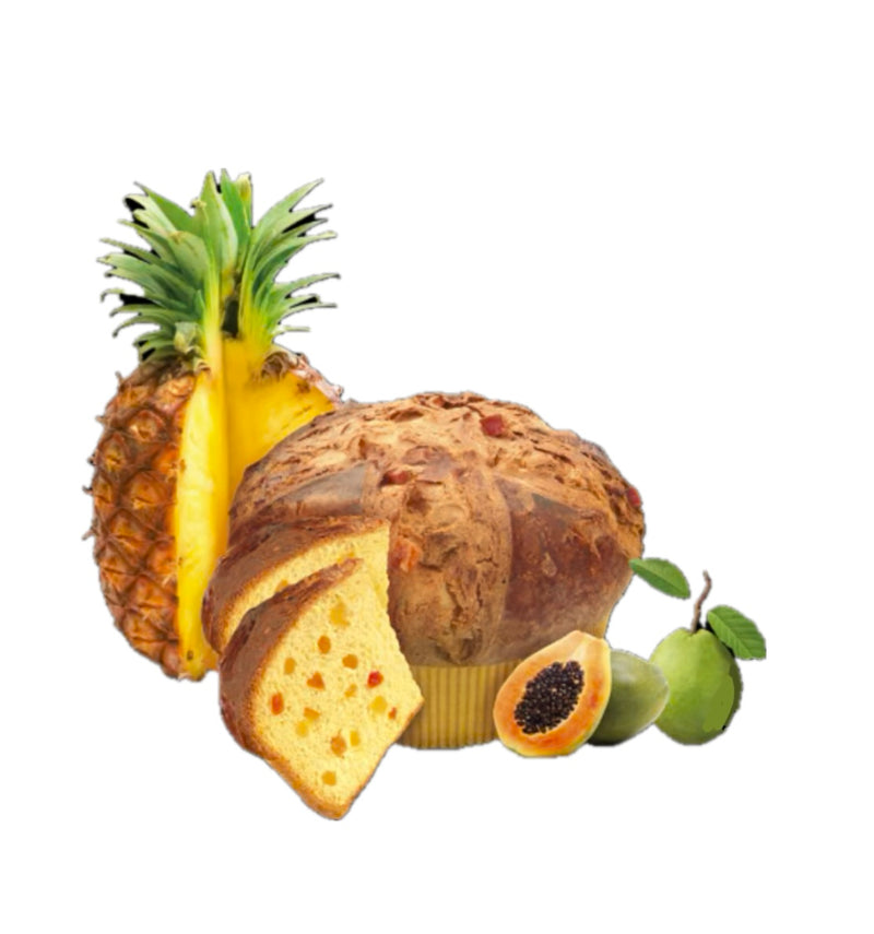 PANETTONE - Triple 'P' - Pineapple, Papaya & Pear [No Raisin] (38 OZ.)