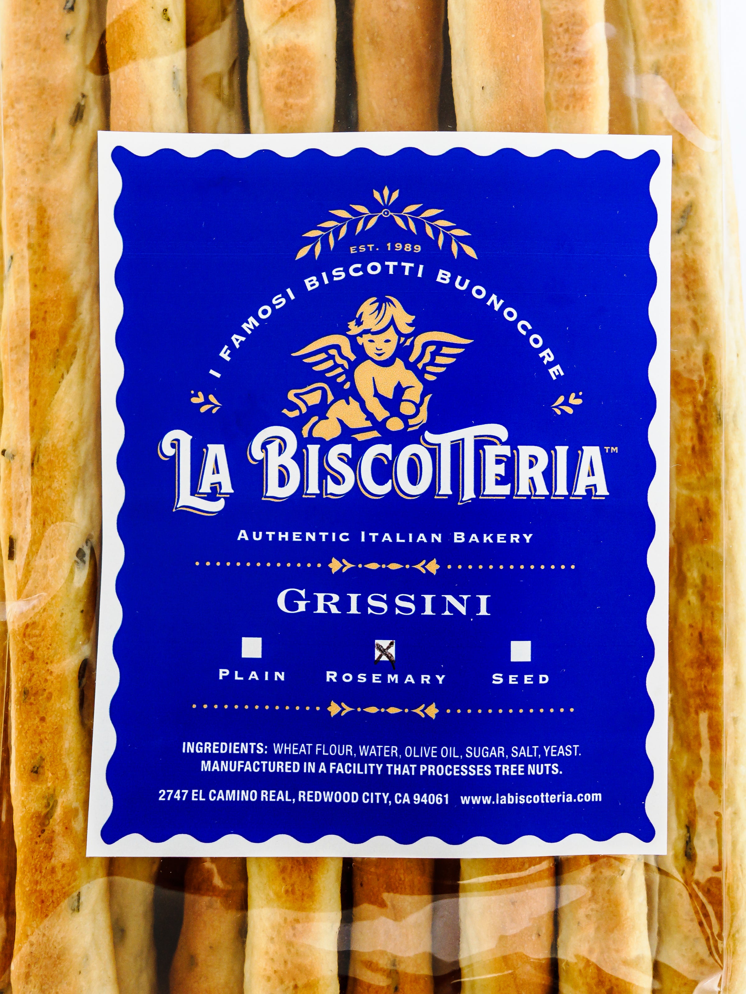 BREAD (12 Bakery - Biscotteria STICKS Italian La – GRISSINI ROSEMARY oz.) HERB